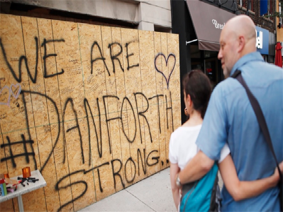Danforth Shooting: Mourners Gathered Along Toronto’s As Assailant's Identity Released!!